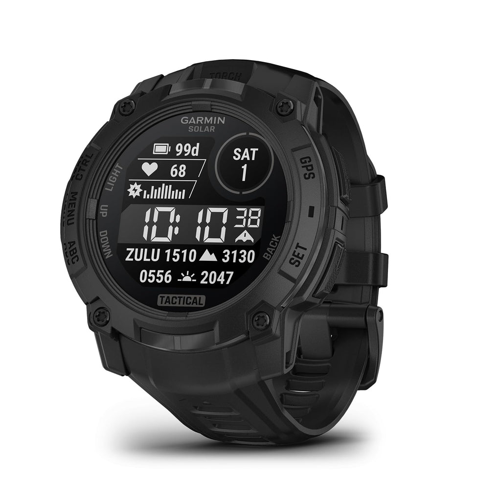 Garmin Instinct® 3 AMOLED, Rugged GPS Smartwatch, 45mm, Black