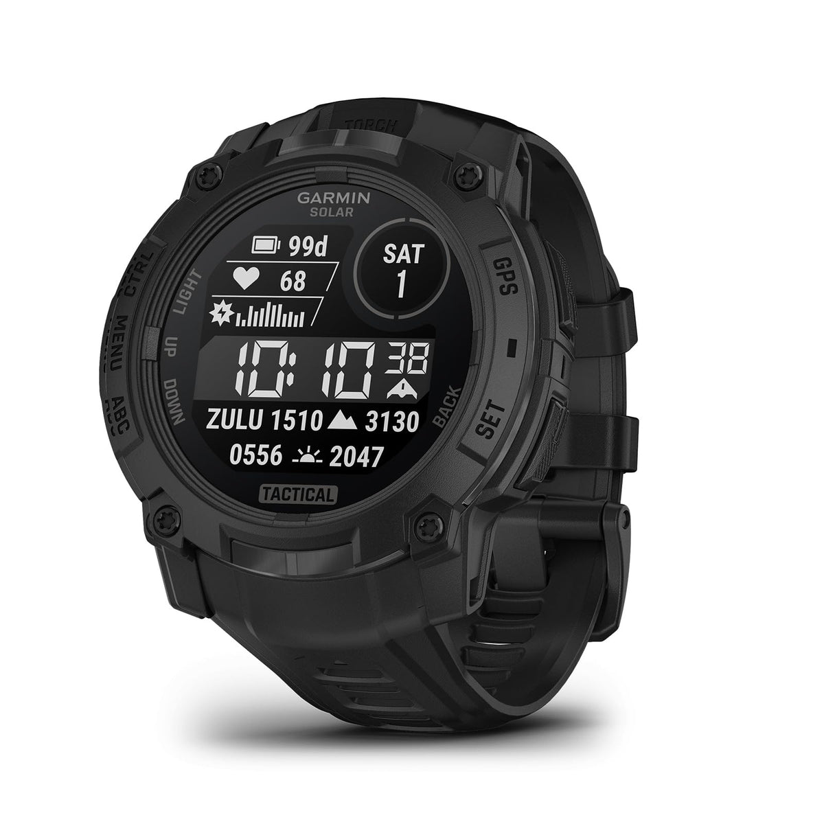 Garmin Instinct® 3 AMOLED, Rugged GPS Smartwatch, 45mm, Black