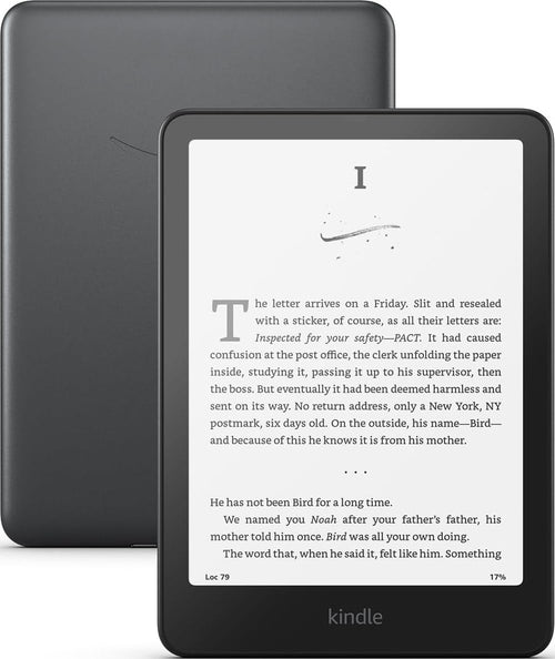 Amazon Kindle Paperwhite Signature Edition 32GB (2024 model) – Auto-adjusting front light, wireless charging, and weeks of battery life – Metallic Black