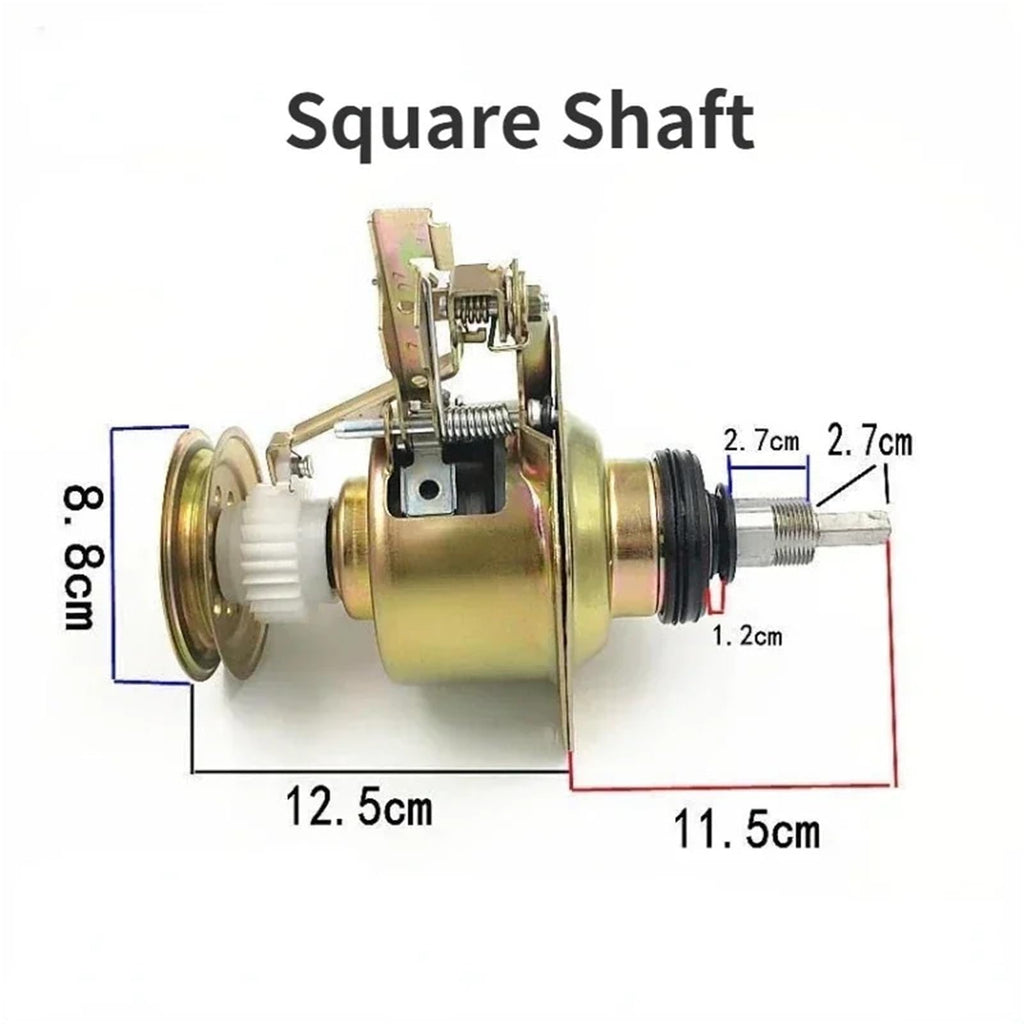 Washing Machine Clutch Assembly With 11 Teeth Square Shaft Bearing, Reducer Bearing Replacement Part(Square Shaft)