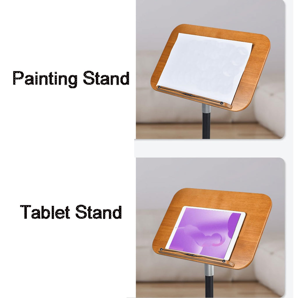 Adjustable 360° Reading Stand Versatile Support for Office & Kitchen Perfect for School Use 130cm Height Color1 Enhance Your Reading Experience!