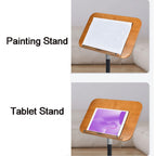 Adjustable 360° Reading Stand Versatile Support for Office & Kitchen Perfect for School Use 130cm Height Color1 Enhance Your Reading Experience!