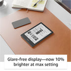 Amazon Kindle Paperwhite Signature Edition (32 GB) – With auto-adjusting front light, wireless charging, 6.8“ display, and up to 10 weeks of battery life– Without Lockscreen Ads – Denim