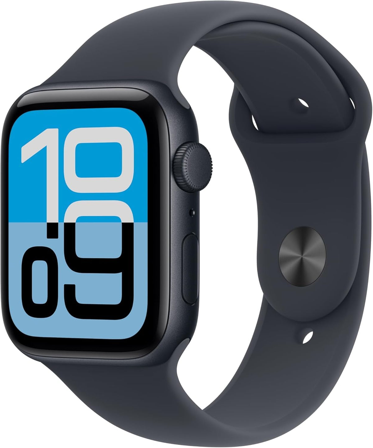 Apple Watch SE 3 [GPS 44mm] Smartwatch with Midnight Aluminum Case with Midnight Sport Band - M/L