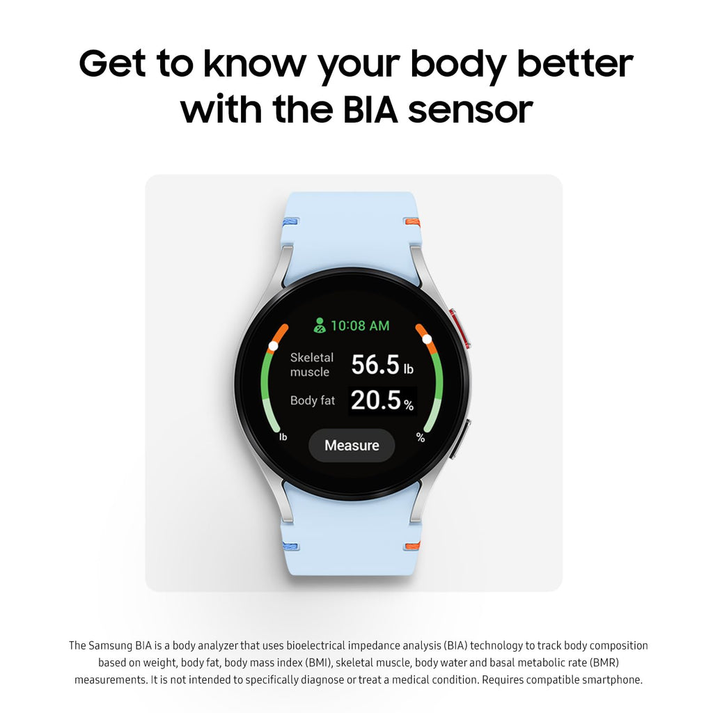 SAMSUNG Galaxy Watch FE 40mm LTE AI Smartwatch w/Fitness Tracking, BIA Sensor, Personalized HR Zones, Heart Rate Tracker, Sleep Monitor, 2024, Black [US Version, 1Yr Manufacturer Warranty]