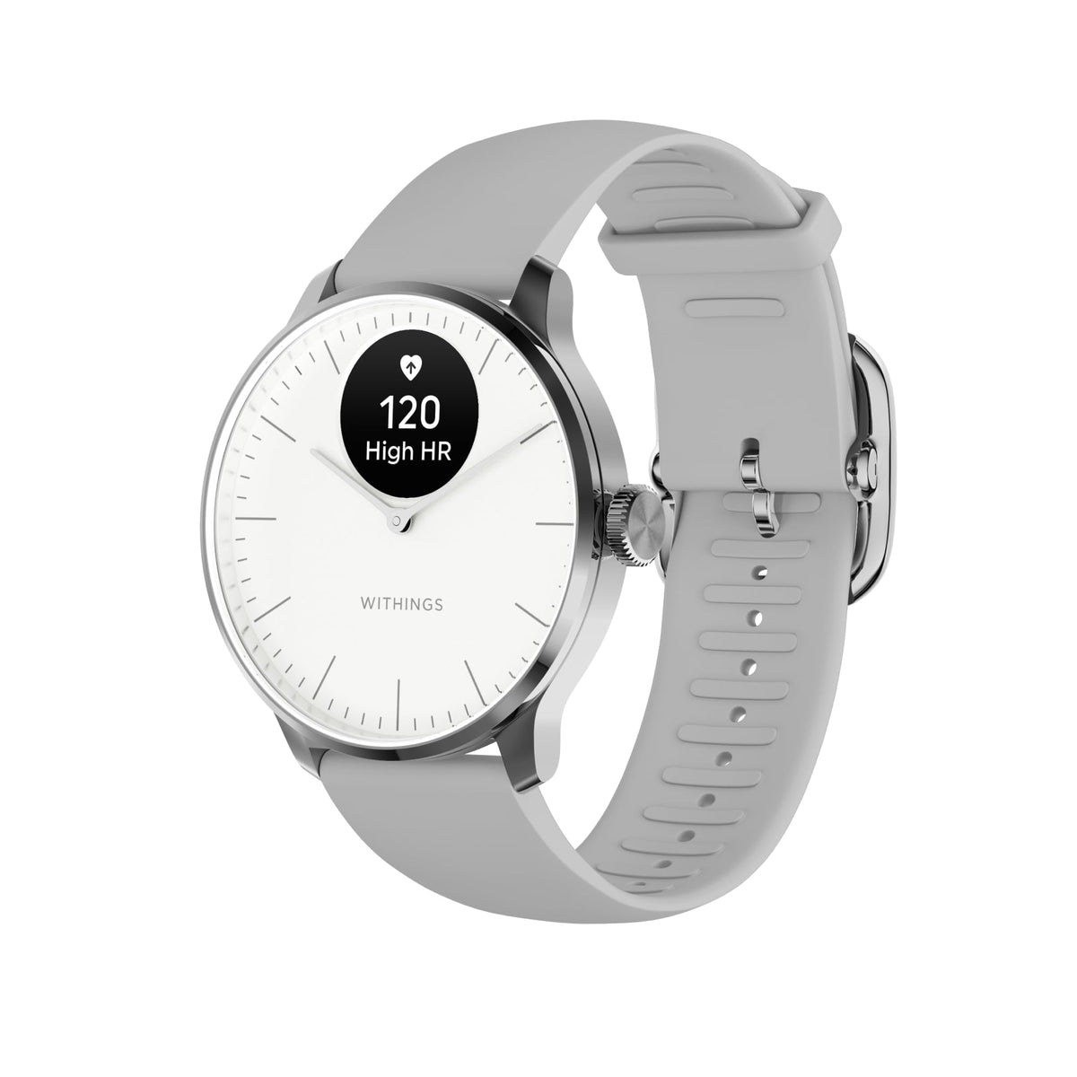 WITHINGS Scanwatch Light - Smart Watch, Heart Rate, Fitness Tracker, Black