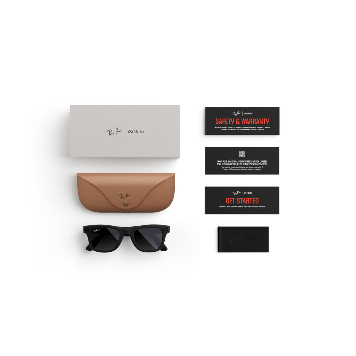 Meta Ray-Ban Glasses, Wayfarer (Renewed)