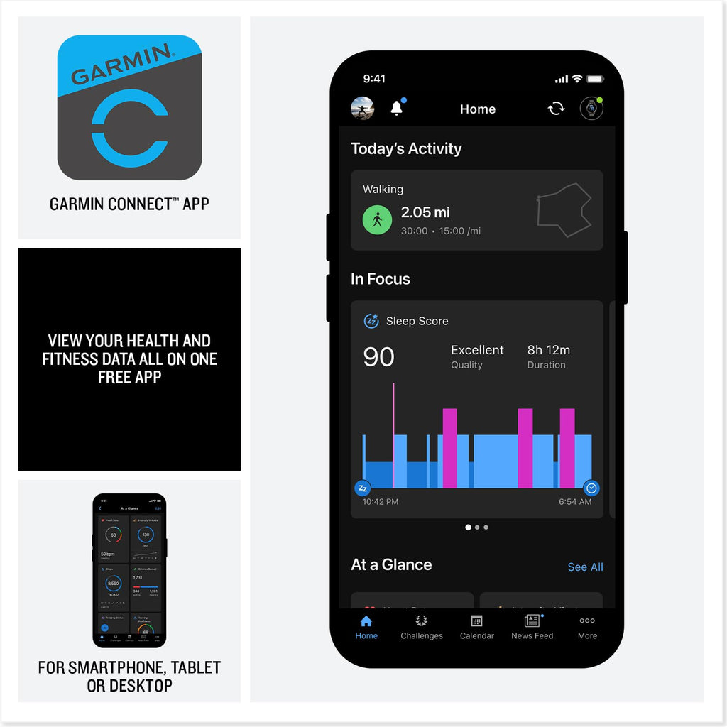Garmin Venu® 4, Advanced Fitness Smartwatch, 45mm, Black Silicone