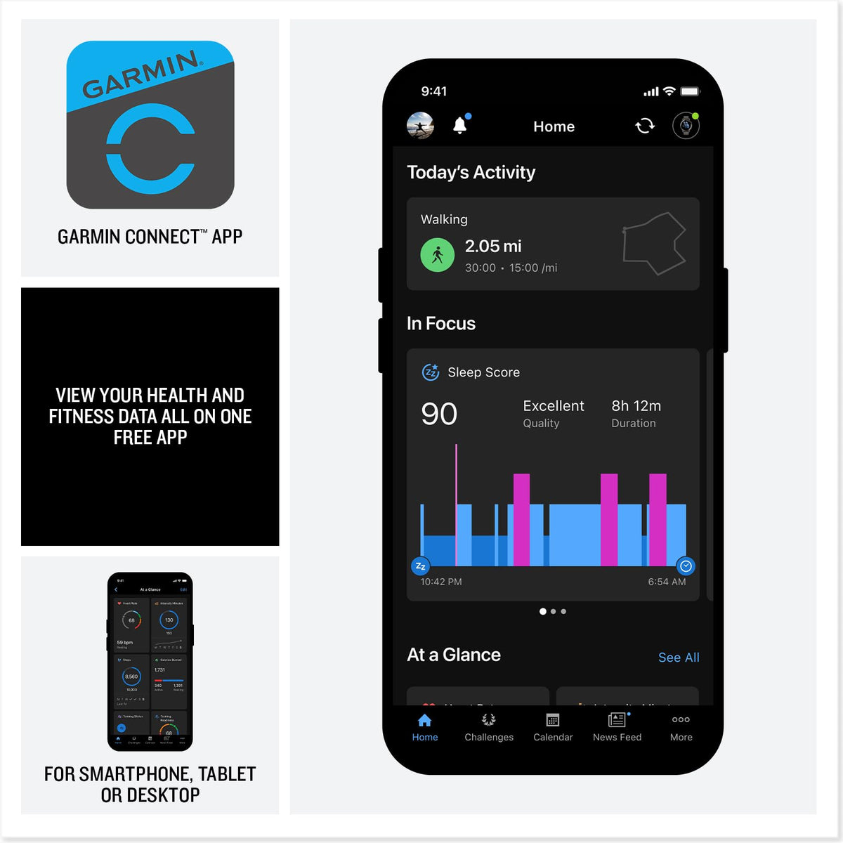 Garmin Venu® 4, Advanced Fitness Smartwatch, 45mm, Black Silicone