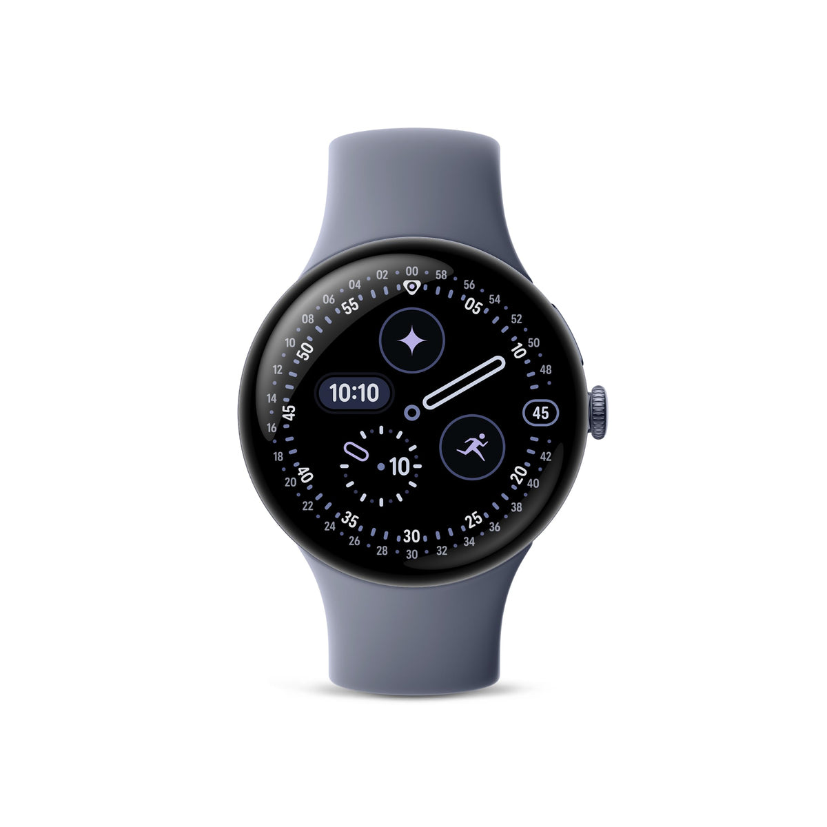 Google Pixel Watch 4 (45mm) - Smartwatch - Moonstone Active Band - Wi-Fi