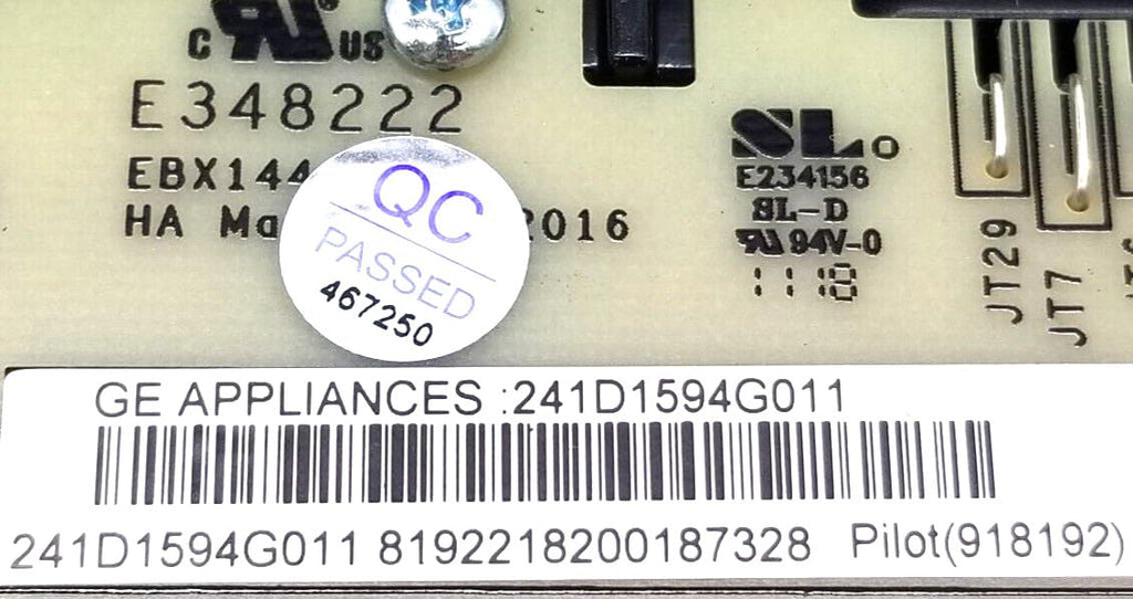 OEM Washer Control 241D1594G011