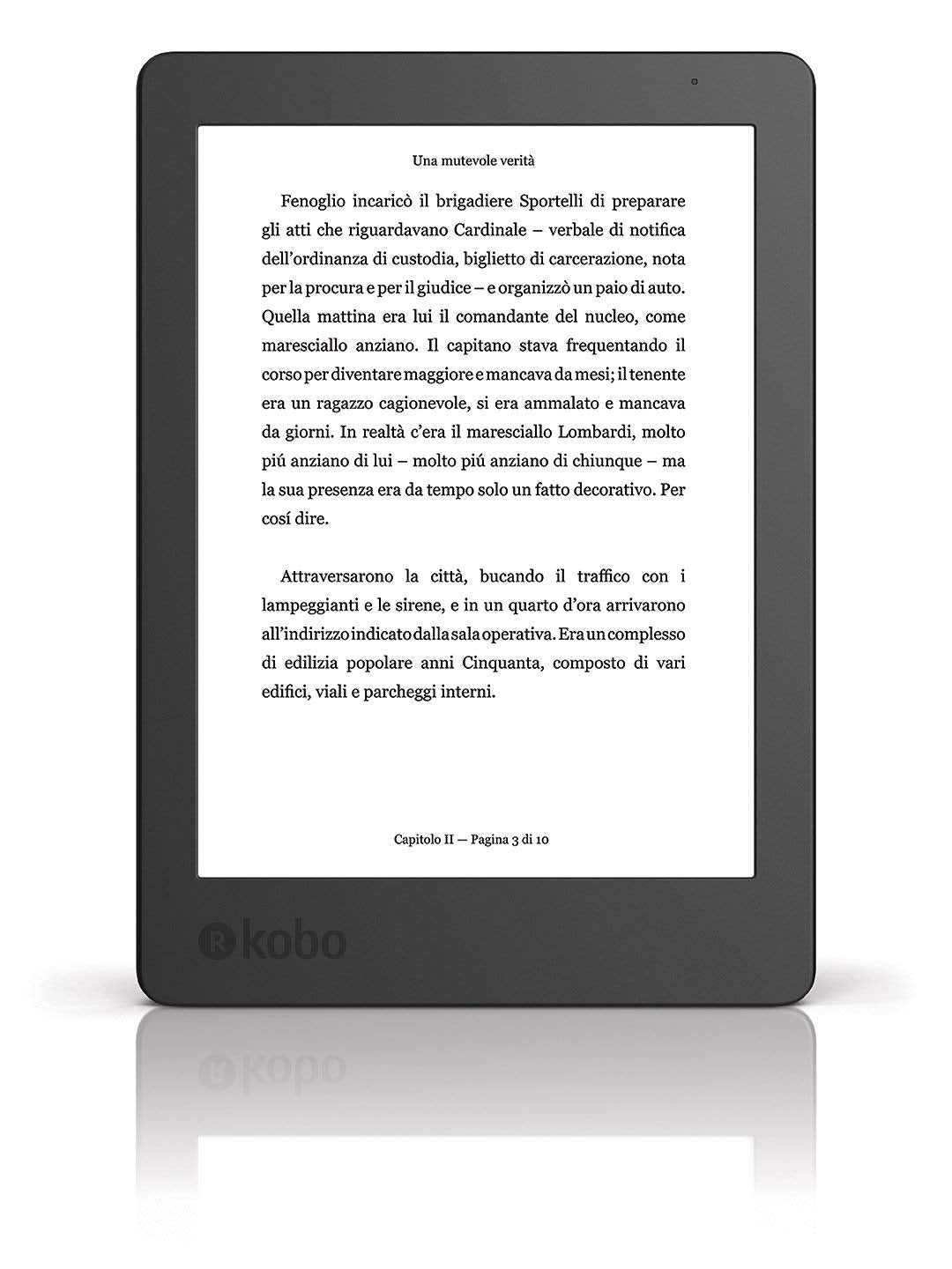 Kobo Aura - eBook reader - 4 GB - 6"(N236-KU-BK-K-EP)