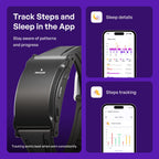 Pavlok 3 Sports (Black) – App-Controlled Silent Alarm & Habit Trainer Wearable – Chime/Vibration/Adjustable Zap – Includes Plus (Lifetime Access) – Steps & Sleep Tracking