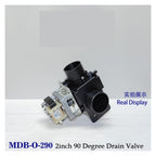 Alley 2inch 90degree Drain Valve Compatible for Speed Queen Washer 209/00463/00(Normal Close 110V)
