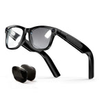 4K Smart Glasses with Camera, AI Glasses with EIS Stabilization, Photochromic Blue Light Blocking Lenses, Real-Time Translation, 410mAh Battery, 10+ Days Standby, HiFi Audio
