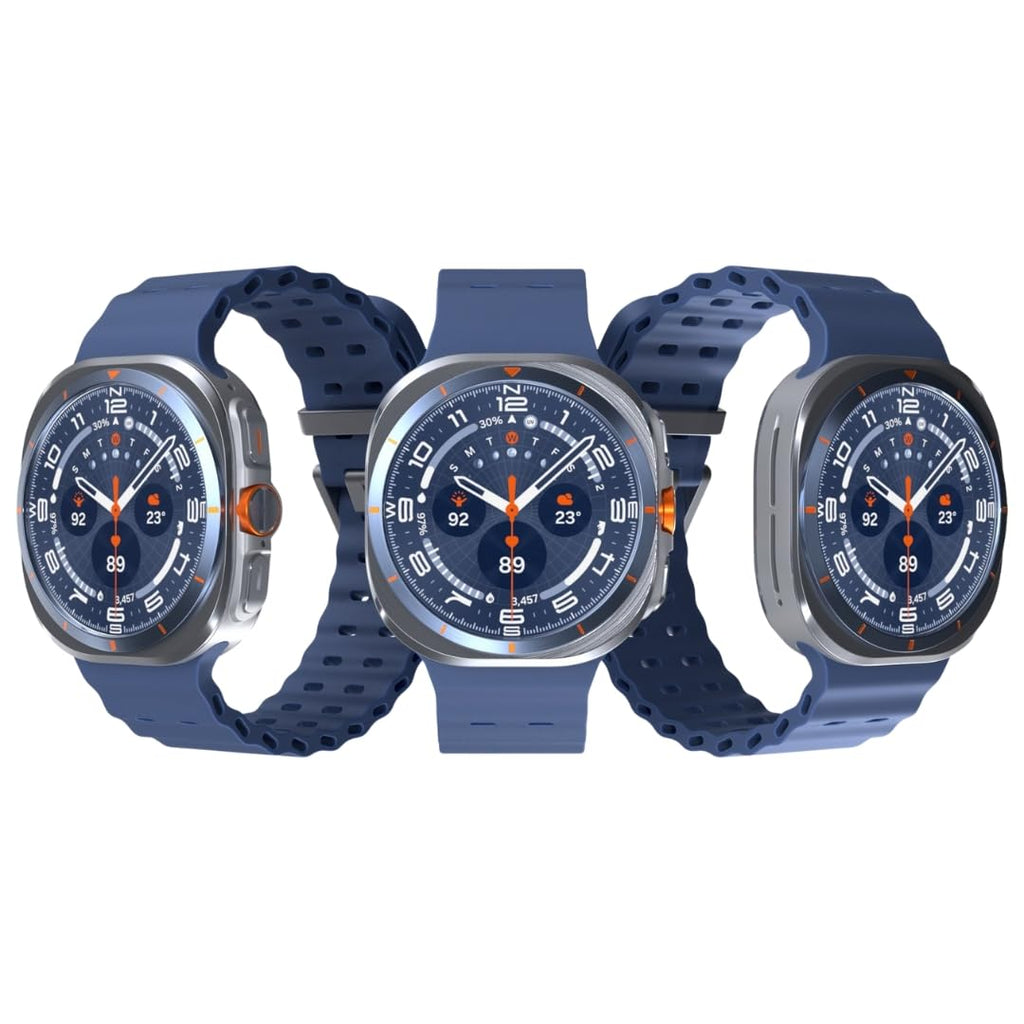 Samsung Galaxy Watch Ultra 2025 (64GB, 47mm, Unlocked LTE) AI Smartwatch with 1.5" AMOLED, Wi-Fi, Bluetooth, Heart Rate, GPS Fitness Tracker, International Model (Fast Charger Cube Bundle, Blue)