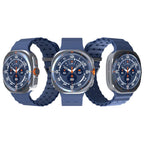 Samsung Galaxy Watch Ultra 2025 (64GB, 47mm, Unlocked LTE) AI Smartwatch with 1.5" AMOLED, Wi-Fi, Bluetooth, Heart Rate, GPS Fitness Tracker, International Model (Fast Charger Cube Bundle, Blue)