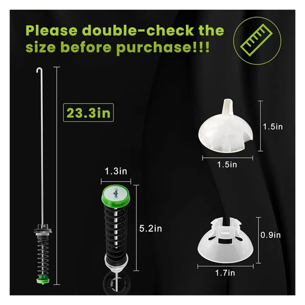 4PCS Washer Suspension Rod, Compatible For Whirlpool