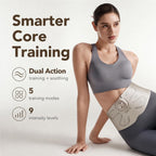 SKG QS500 FlexNova Dual-Action Abdominal Trainer Belt with Heat, Red Light