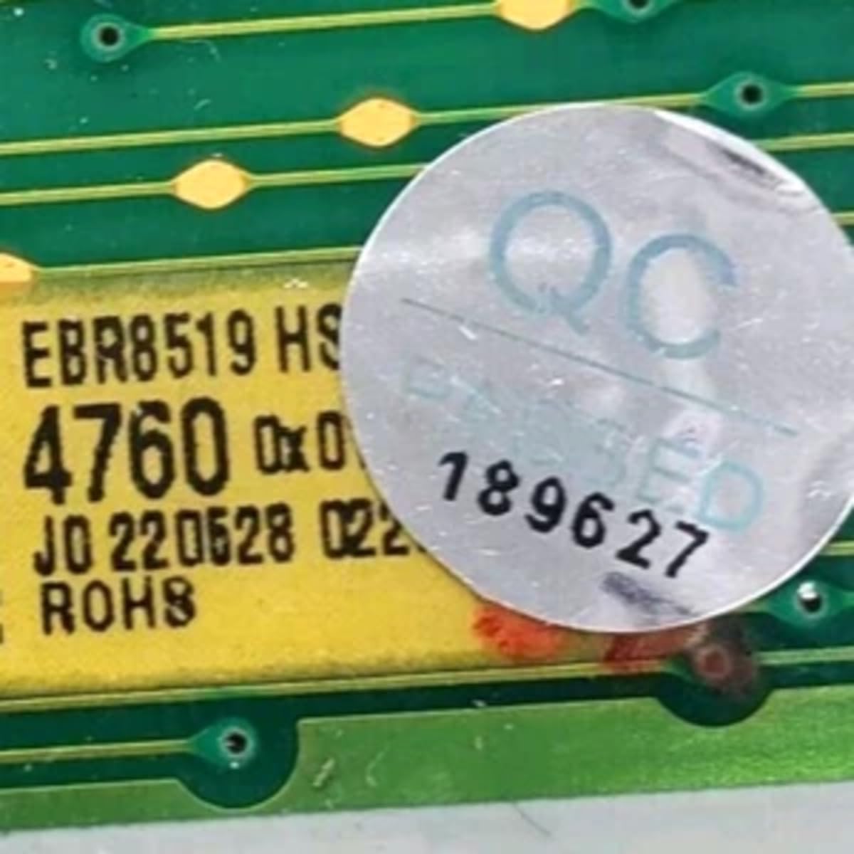 Replacement for LG Washer Control Board EBR85194760 1-Year Guarantee Free Same Day Shipping # Used compatible with LG EBR85194760.
