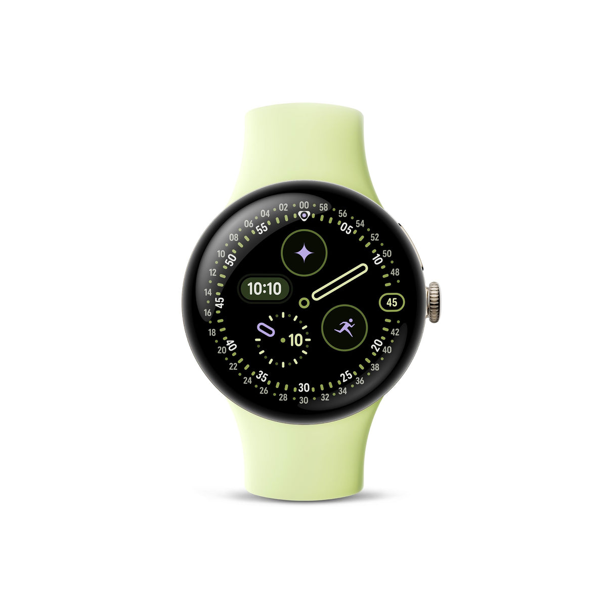 Google Pixel Watch 4 (45mm) - Smartwatch - Moonstone Active Band - Wi-Fi