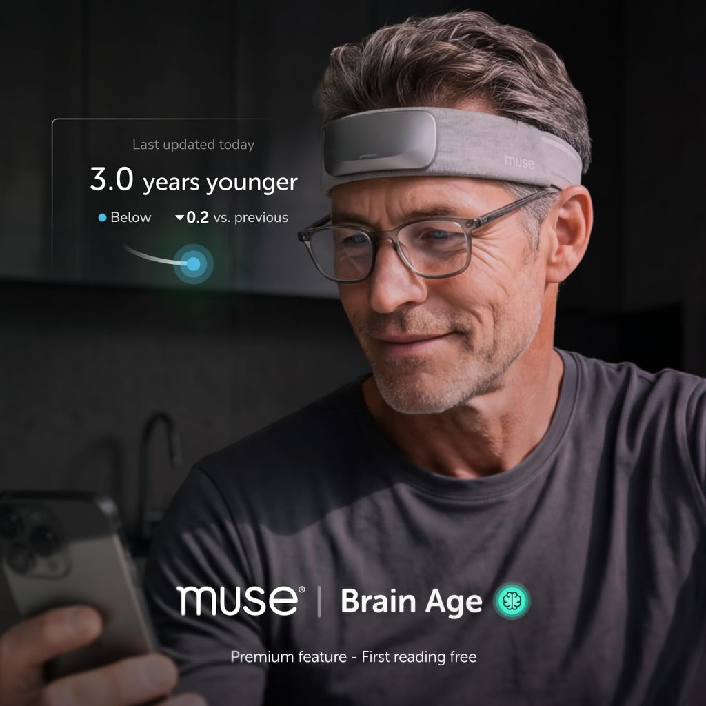 Muse S Athena 3rd Gen Brain Sensing Sleep Tracking Headband - Dark Grey