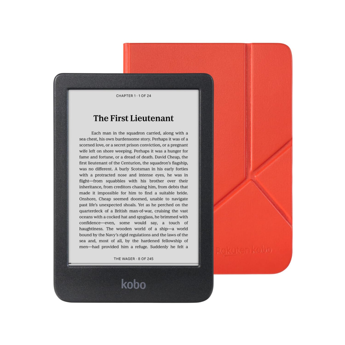 Kobo Clara BW eReader with Case Bundle (Candy Pink SleepCover, Case Bundle)