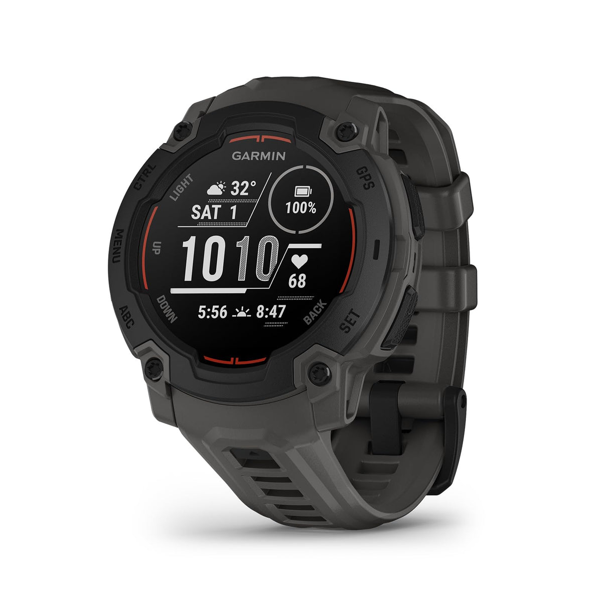 Garmin Instinct® E, Rugged GPS Smartwatch, 40mm, Electric Lime/Twilight