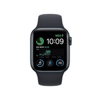 Apple Watch SE (2nd Gen) (GPS, 40mm) - Midnight Aluminum Case with Midnight Sport Band, S/M (Renewed)