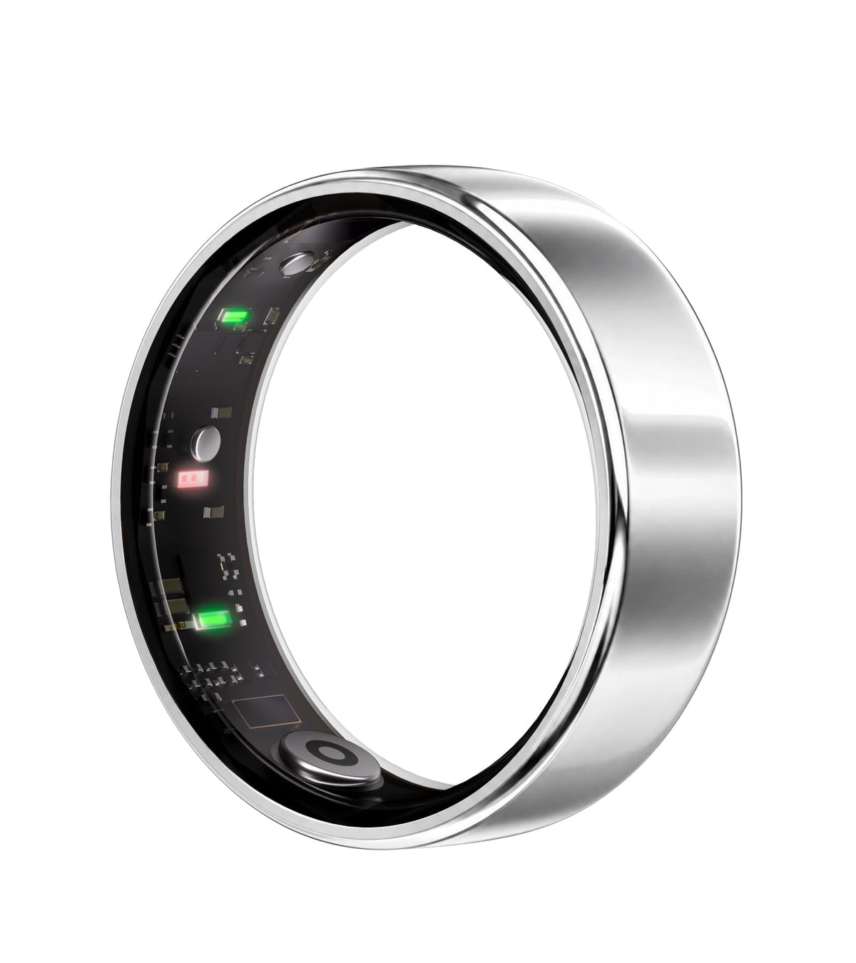 femometer Ring Air, Ultra-Thin Smart Ring, Sliver, Size6