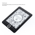 BK6033 Electric Book Reader with 6 Inch Ink Screen, Adjustable Brightness & 8GB Storage, Portable Digital E - Reader for Commuting, Travel, and Home Reading