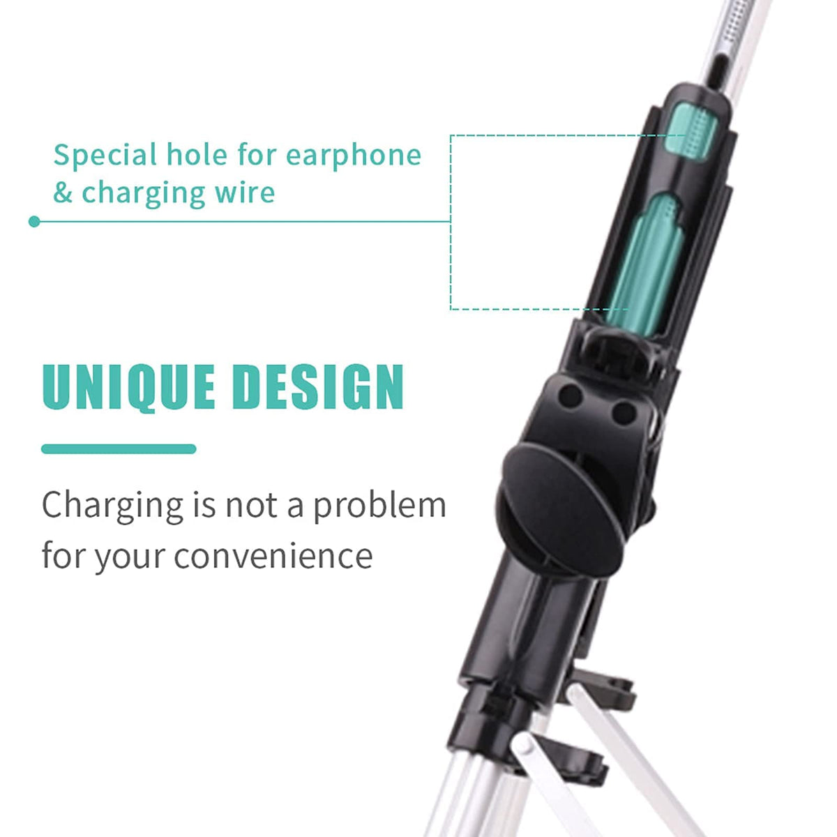 Tablet Stand Adjustable Phone/Tablet Holder with Steel Arm Lazy Mount Holder Stand for All 4"-10.5" Phones Tablet E-Readers Switch and More Devices