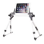 Tablet Stand Adjustable Phone/Tablet Holder with Steel Arm Lazy Mount Holder Stand for All 4"-10.5" Phones Tablet E-Readers Switch and More Devices