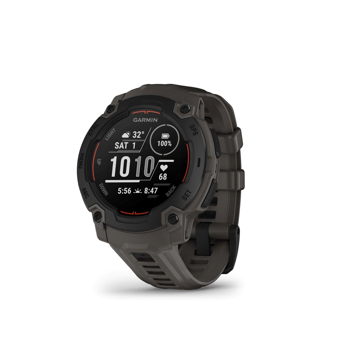 Garmin Instinct® E, Rugged GPS Smartwatch, 40mm, Electric Lime/Twilight