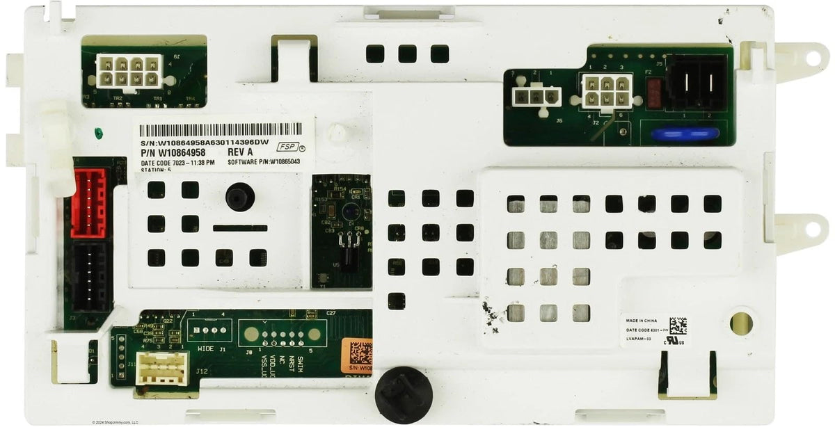 W10864958 for Crosley Washer Main Control Board CAW8350EW1 CAW8350EW2