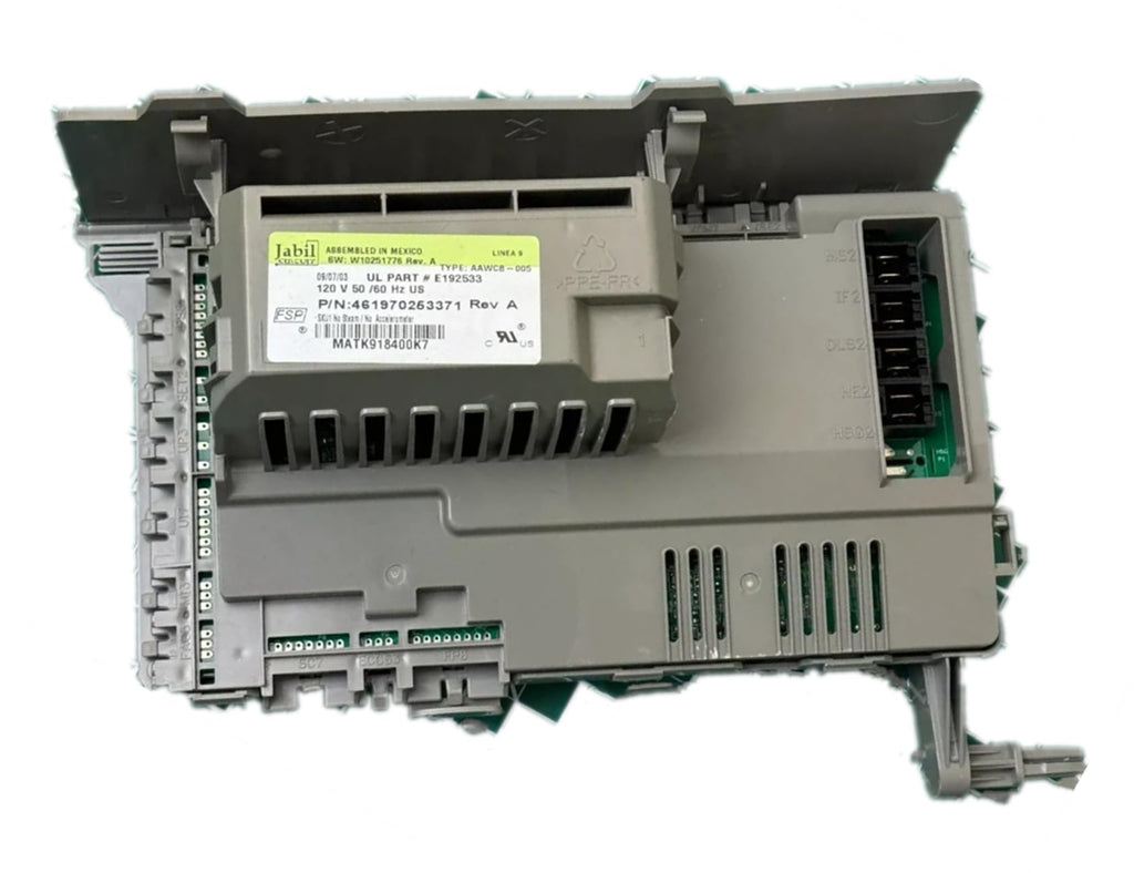 Washer Control Board | W10251776 Rev A | 461970253371 Rev A Gray Replacement
