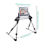 Tablet Stand Adjustable Phone/Tablet Holder with Steel Arm Lazy Mount Holder Stand for All 4"-10.5" Phones Tablet E-Readers Switch and More Devices