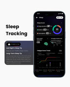 R1 Smart Ring, Health & Fitness Tracker with Sleep Monitor, Heart Rate & SpO2, Location Sharing, 5ATM, Waterproof Activity Ring, No Subscription