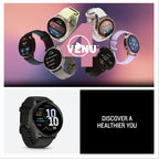 Garmin Venu® 4, Advanced Fitness Smartwatch, 45mm, Black Silicone