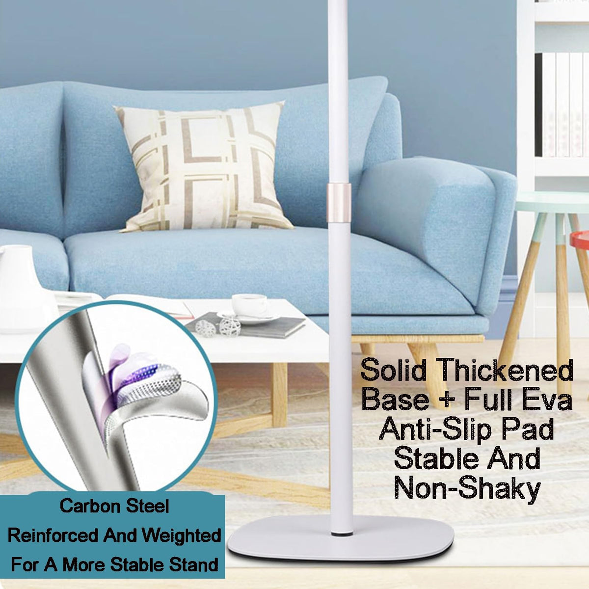 Adjustable 360° Reading Stand Versatile Support for Office & Kitchen Perfect for School Use 130cm Height Color1 Enhance Your Reading Experience!
