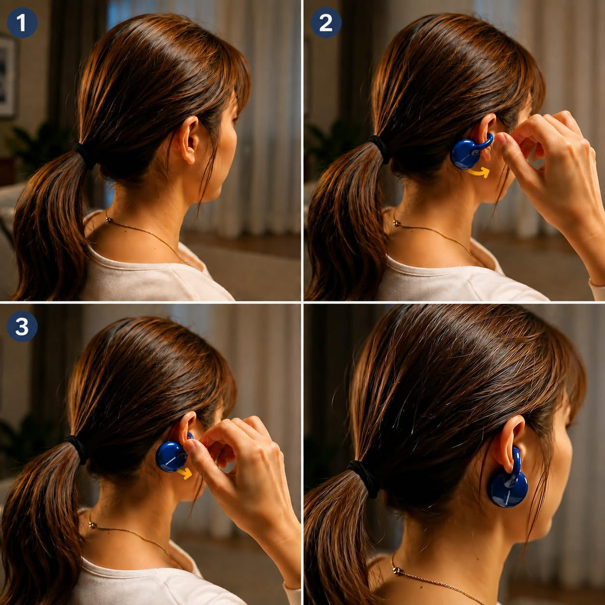 Duo Deep Sleep Device, Wearable Smart Health Tracking Technology, Pearl White and Silver Blue