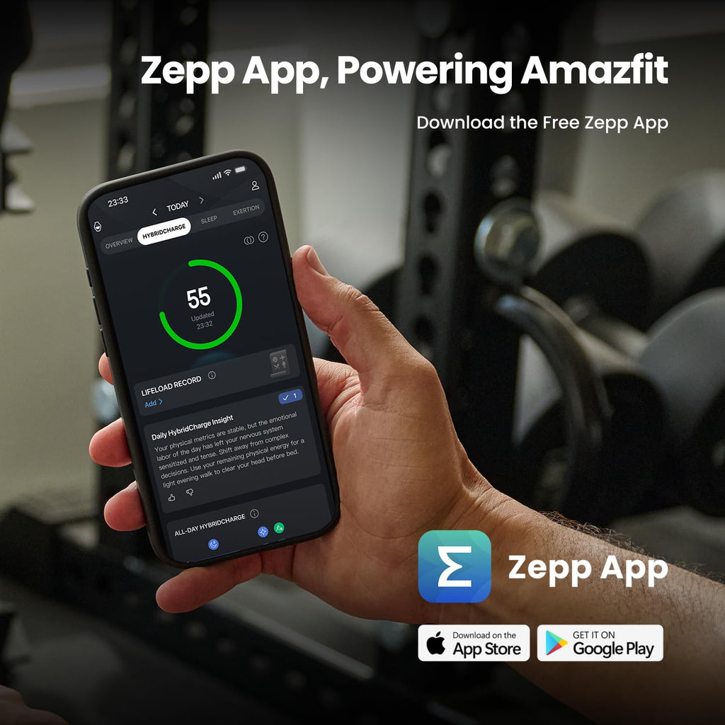 Amazfit Balance 2 Smart Watch, 1.5" AMOLED Sapphire Glass, iOS/Android