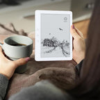 Alomejor Electronic Ink Reader, 5.8 Inch Display