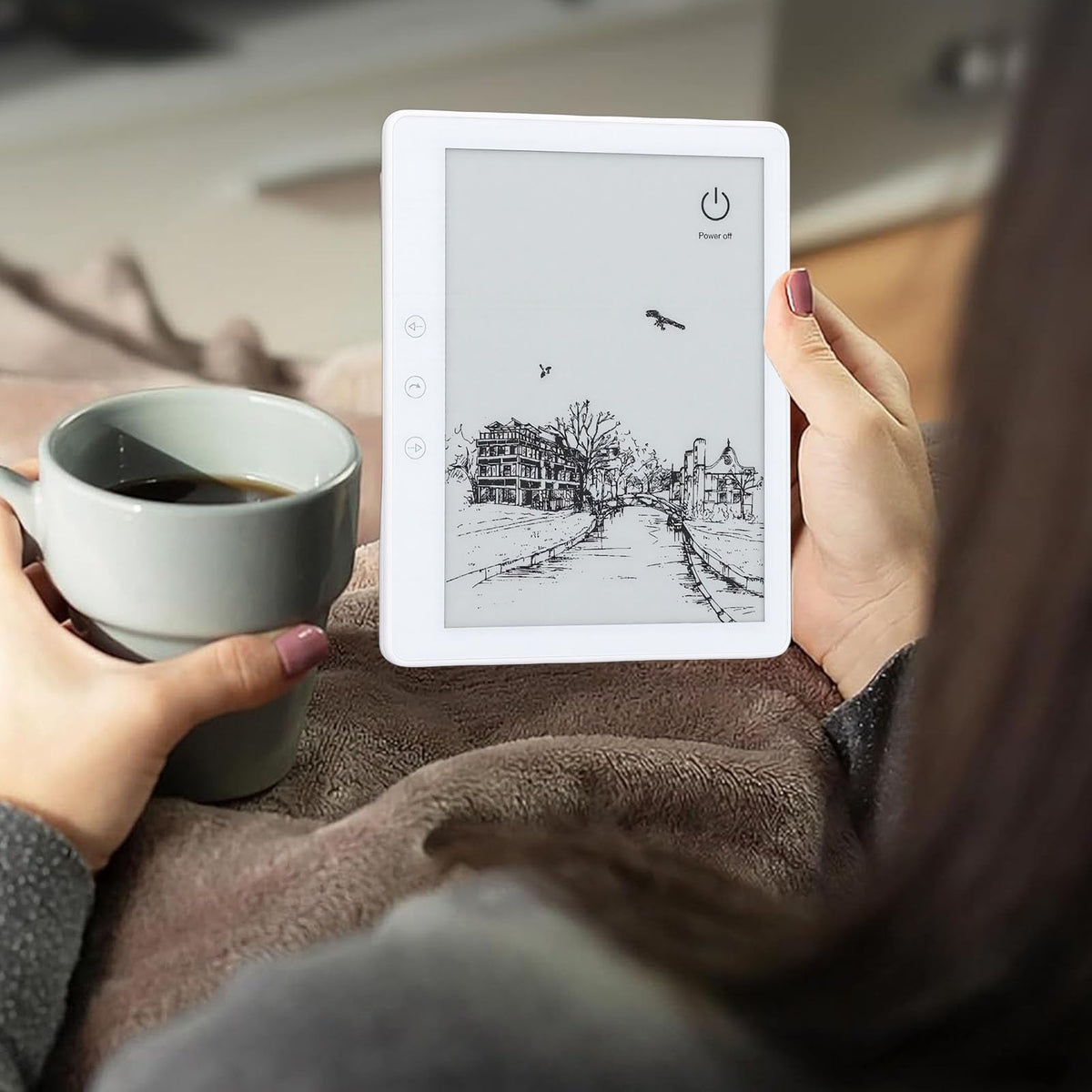 Alomejor Electronic Ink Reader, 5.8 Inch Display