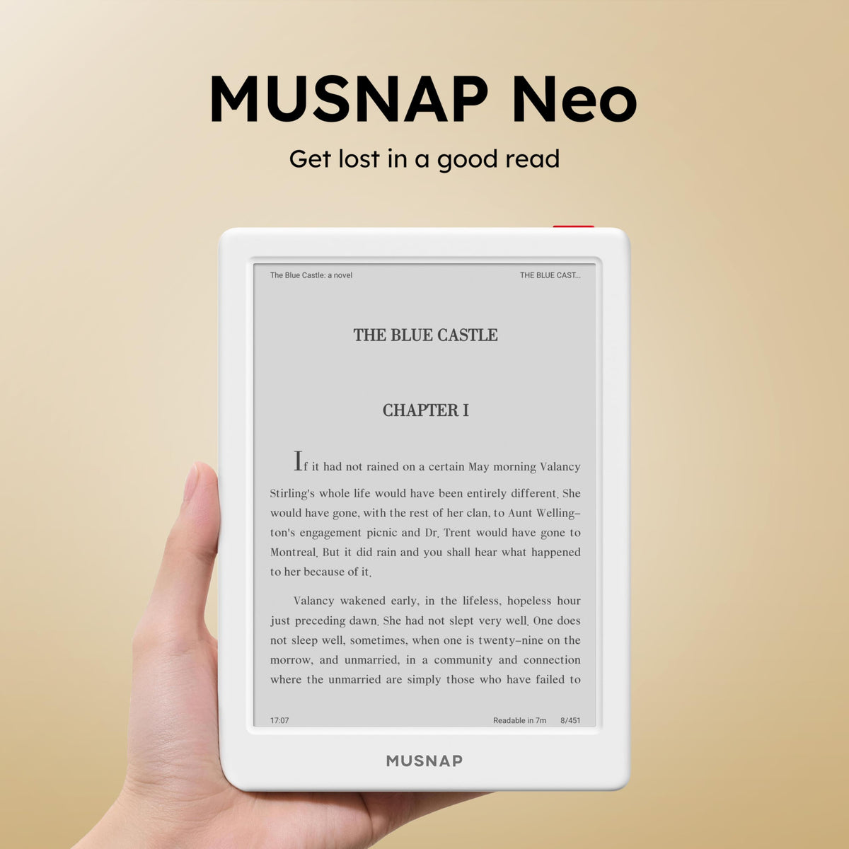Neo 64GB+2GB eBook Reader Supports 3rd-Party apps, 6”E Ink ePaper eReader B/W Digital Paper, Long Battery Life for Reading