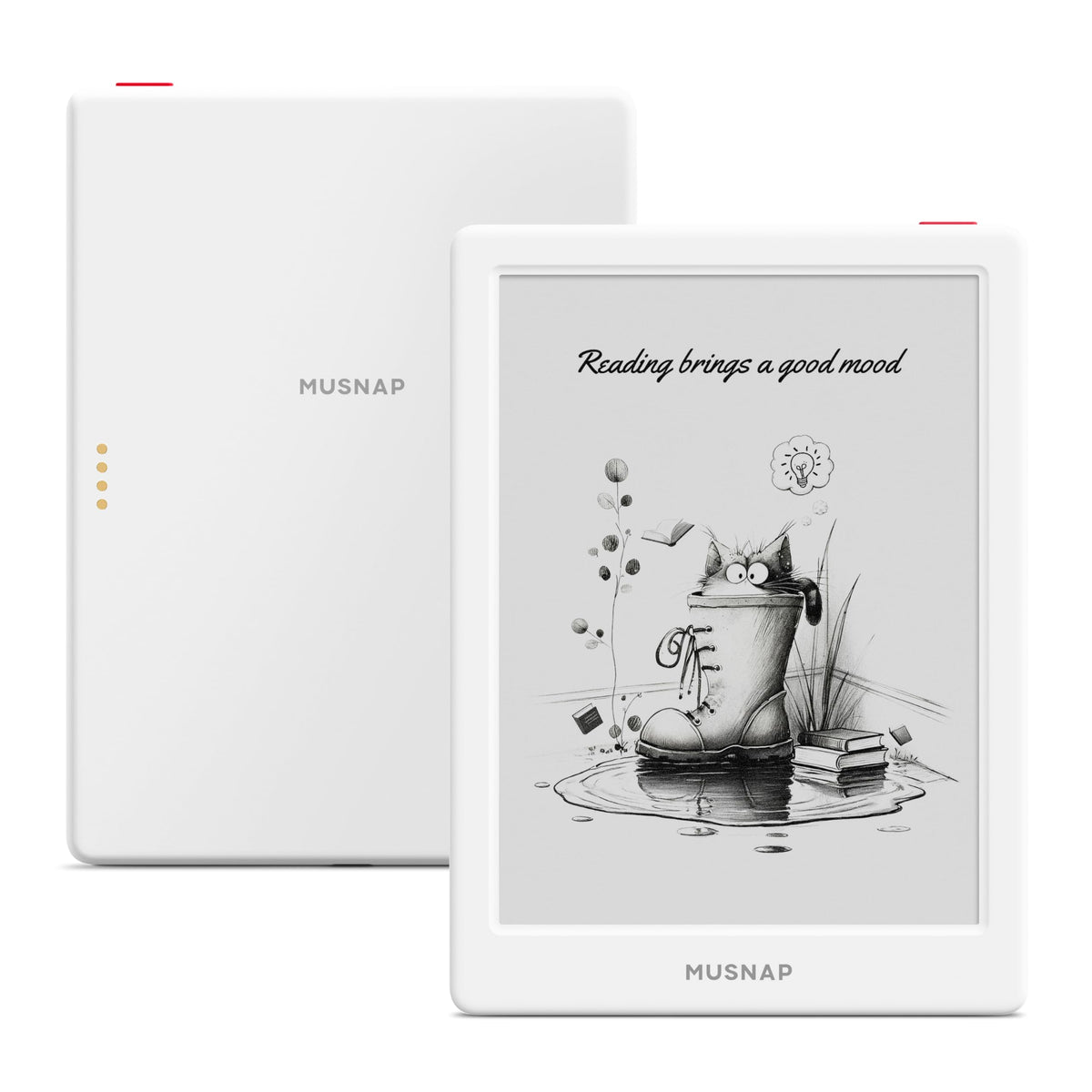 Neo 64GB+2GB eBook Reader Supports 3rd-Party apps, 6”E Ink ePaper eReader B/W Digital Paper, Long Battery Life for Reading
