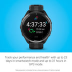 Garmin Forerunner® 965, Running Smartwatch, 47mm, Black/Powder Gray