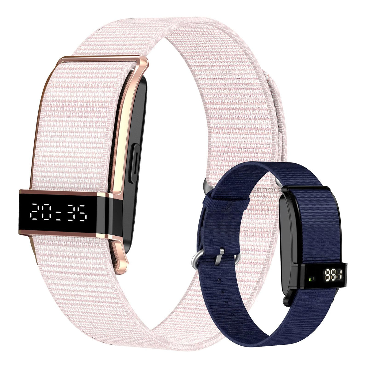 EnergyPort Fitness Tracker for Women, Smart Bracelet Band with Display, Heart Rate, 150+ Sport Modes, IP68 Waterproof Sleep Tracker for Android &iOS, 2 Bands