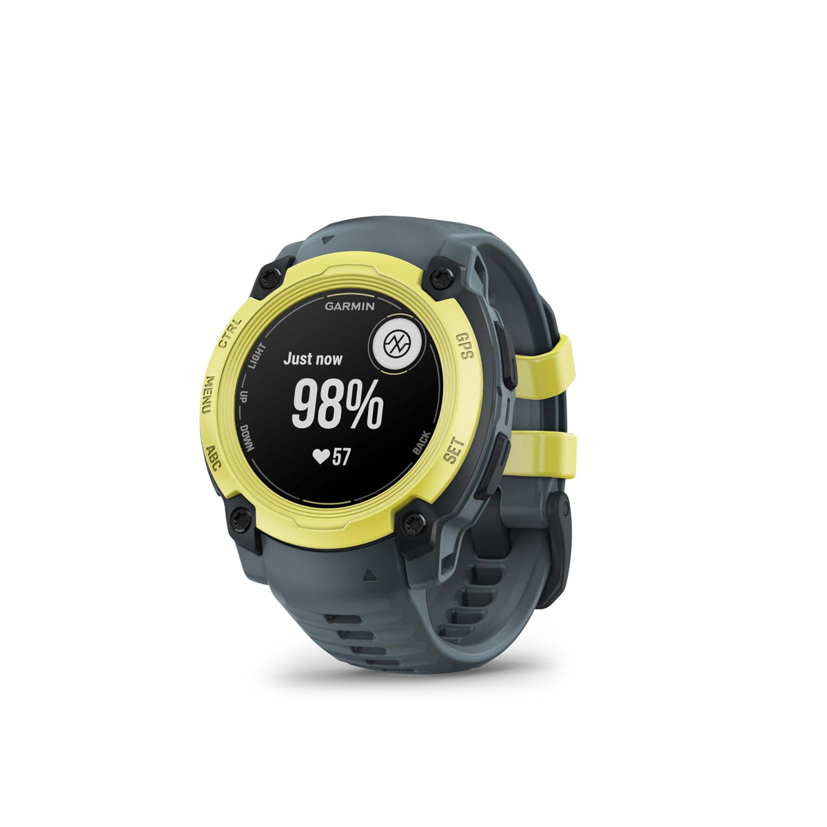 Garmin Instinct® E, Rugged GPS Smartwatch, 40mm, Electric Lime/Twilight
