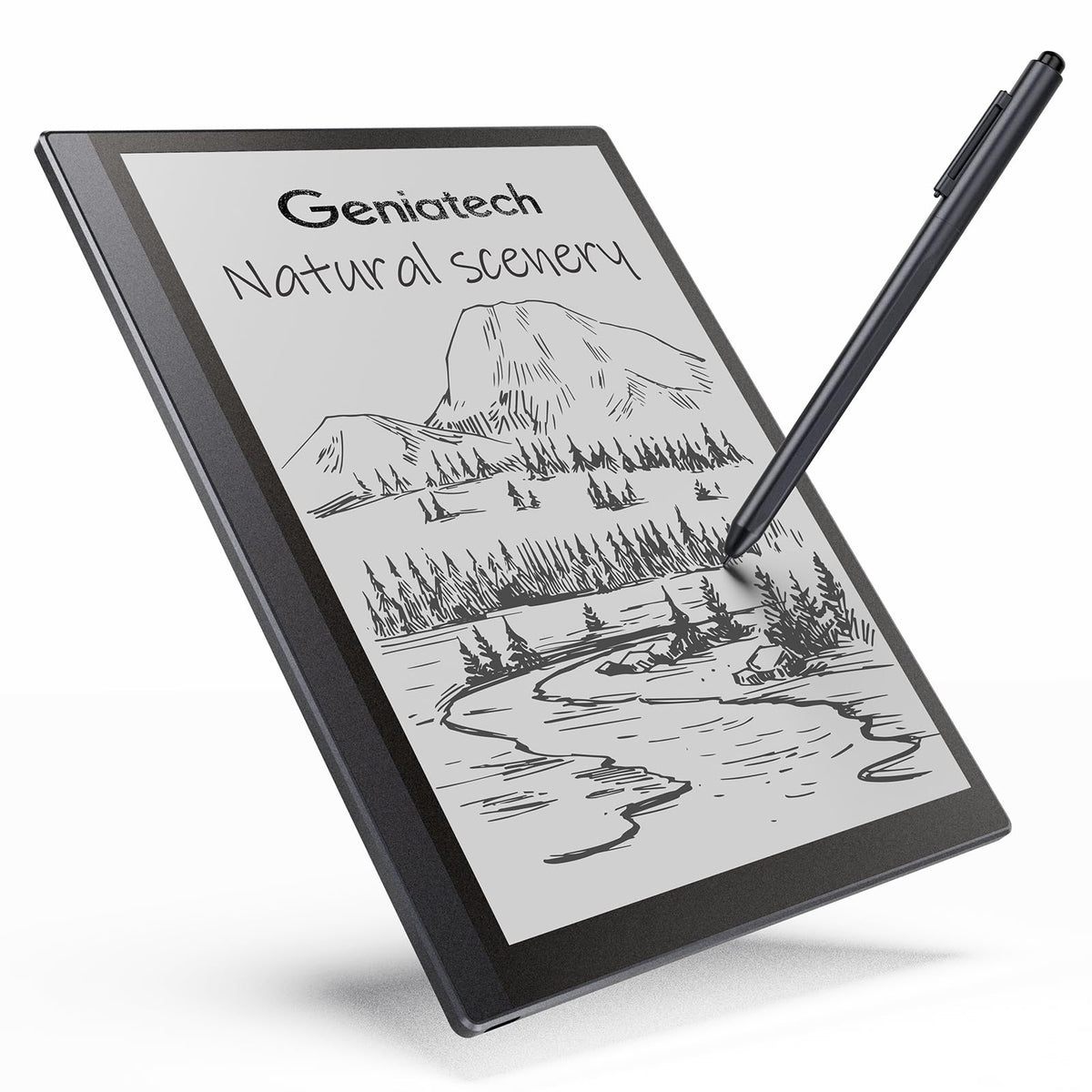 Kloudnote Slim 10.3" Digital Notebook, E Ink Tablet and ePaper Notepad for ebook Reading and Writing, 227ppi ereader Device in 2025, 5.3mm Ultra-Thin (Grey)